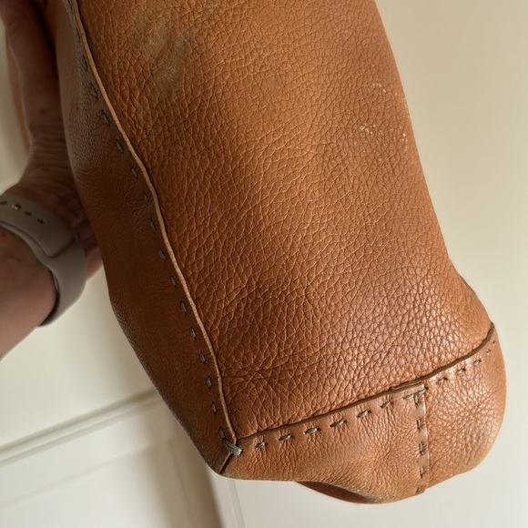 FENDI Selleria Doctor Bag pebbled leather 🇮🇹 PRE-LOVED Caramel - Picture 9 of 14